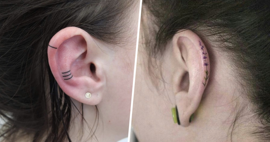 Ontdek de Trend: Een Unieke Tattoo in het Oor