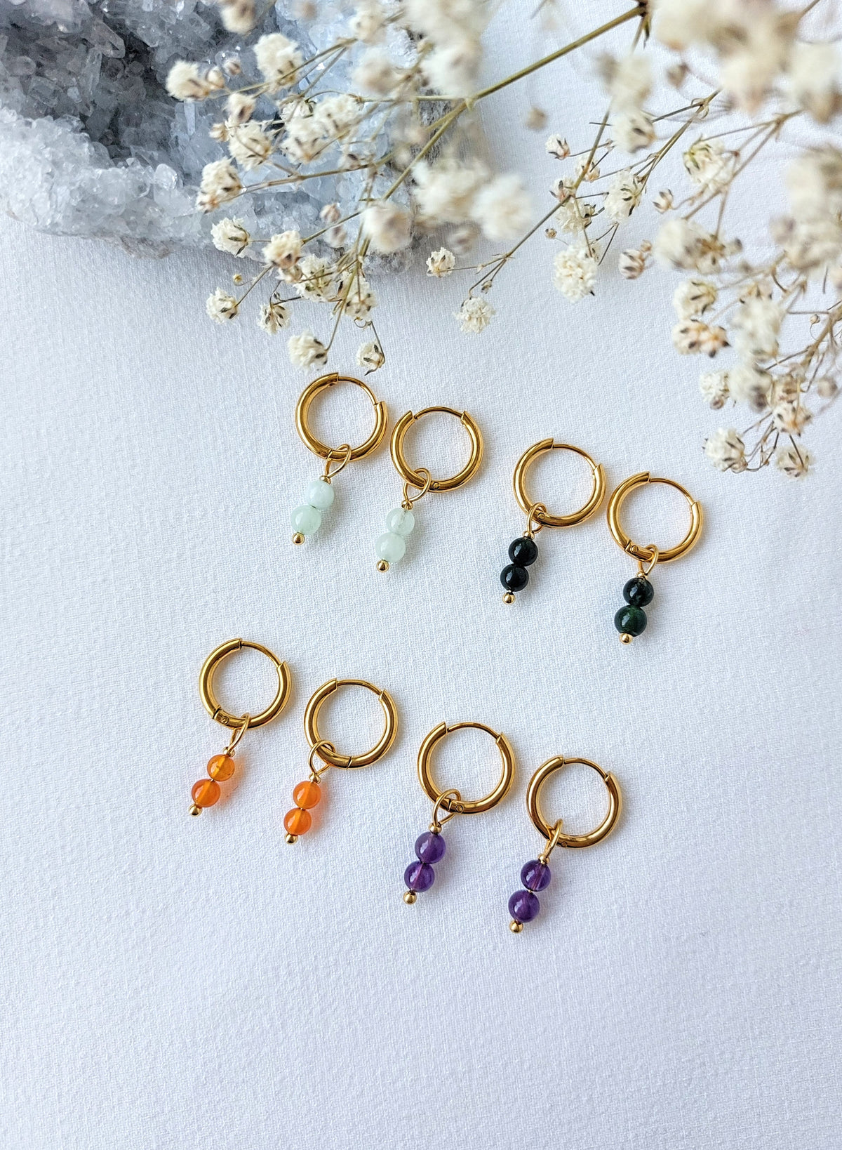 Prachtige Oorbellen met Edelsteen: Natuurlijke Schoonheid voor je Oren