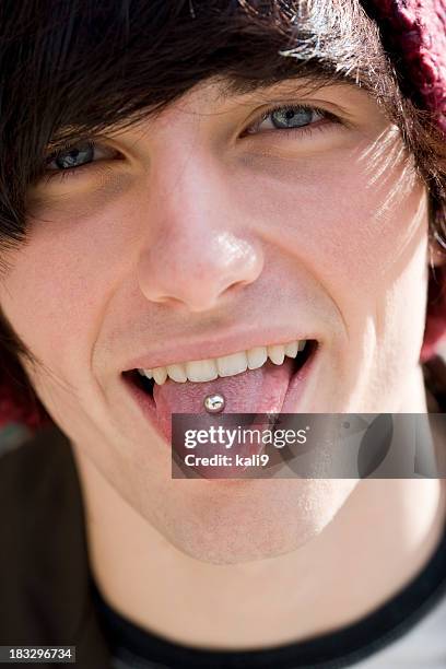 Stijlvolle Tongpiercing Opties voor Mannen