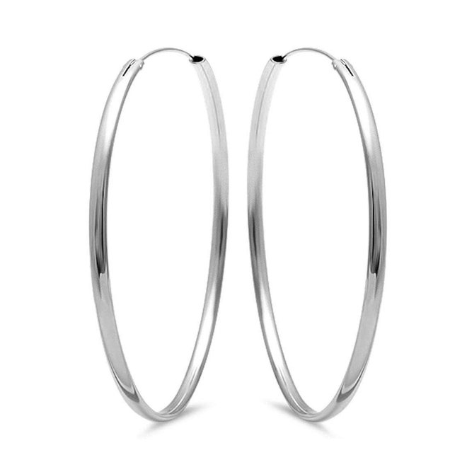 Prachtige Zilveren Ronde Oorbellen: Tijdloze Elegante Accessoires