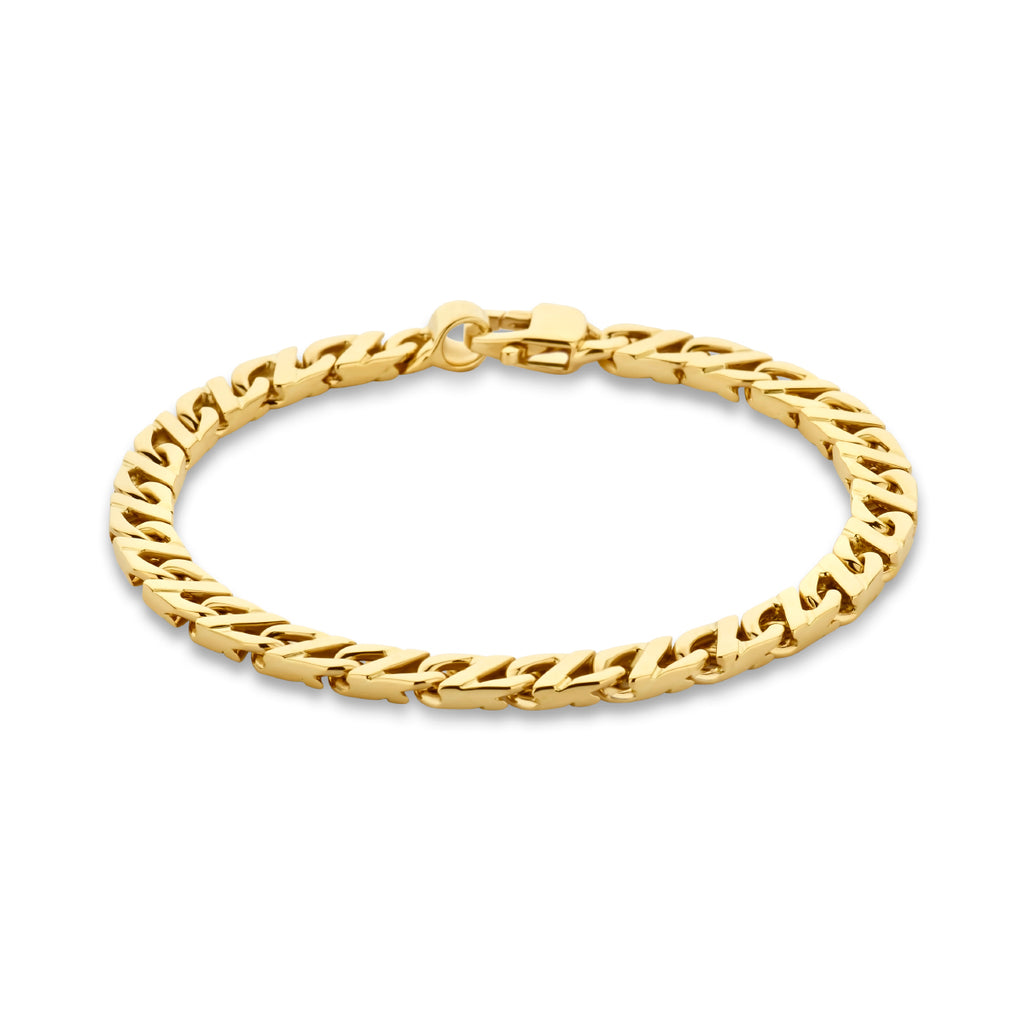Tijdloze Elegantie: Goud Armband voor Heren