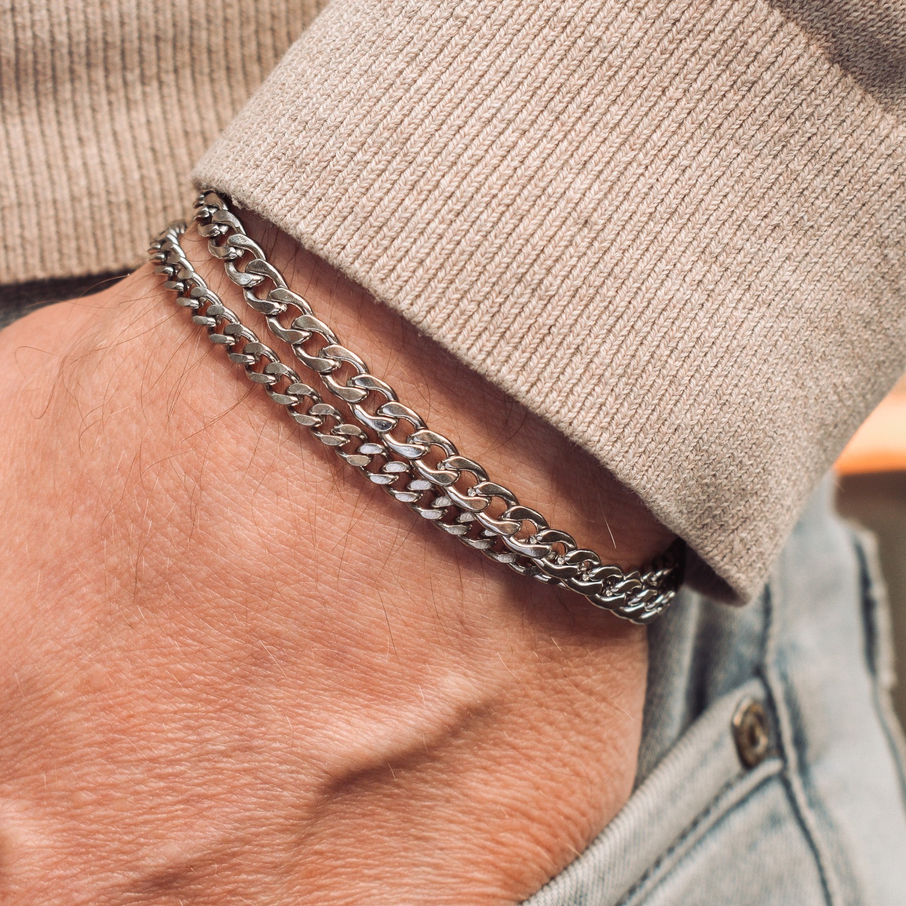 Mannen armband zilver: stijlvolle modellen voor elke look